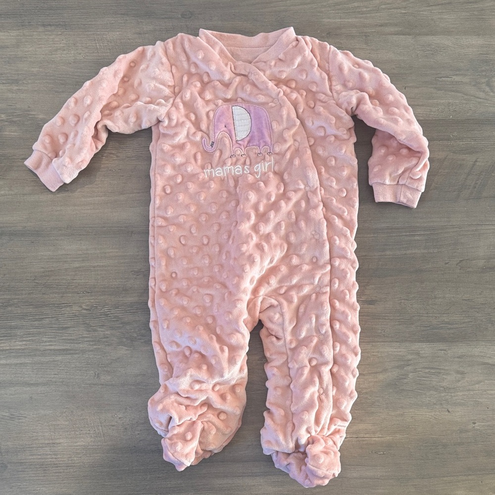 Pink Elephant Kids One Piece